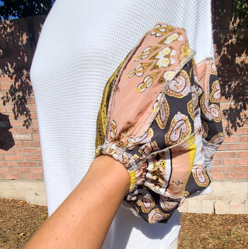 We The Free oversized waffleknit blouse - Picture 5 of 12